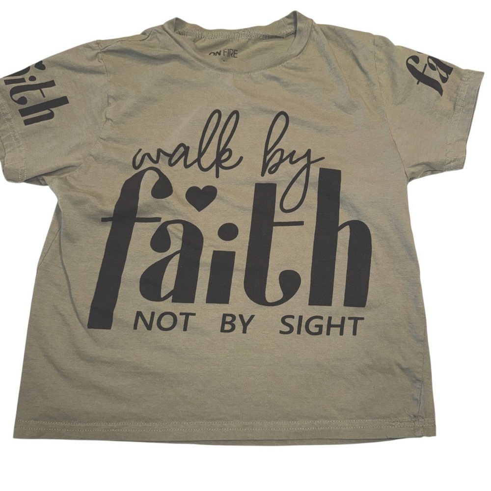 On Fire Walk by Faith Tee - Tan Medium